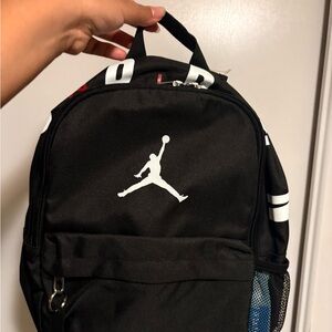 Jordan Black and White Kids Backpack NWT
